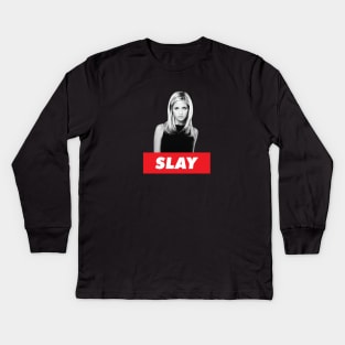 Buffy the Vampire Slayer: SLAY Kids Long Sleeve T-Shirt